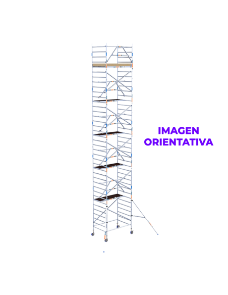 Andamio móvil tipo torre 135x190x1320 m | ECO EXTRA
