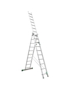 Escalera doméstica multiuso ES-TRIPLE10 y tres tramos - ESCALIBUR