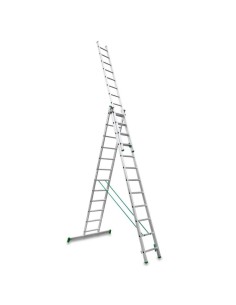 Escalera doméstica multiuso ES-TRIPLE12 y tres tramos - ESCALIBUR
