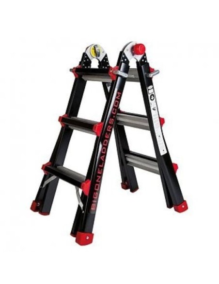 Escalera profesional telescópica 4x3 peldaños - BIG ONE