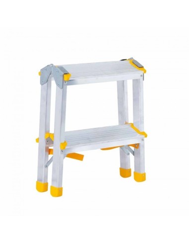 Escada doméstica dupla com degraus 2x2 - EUROSTAIRS