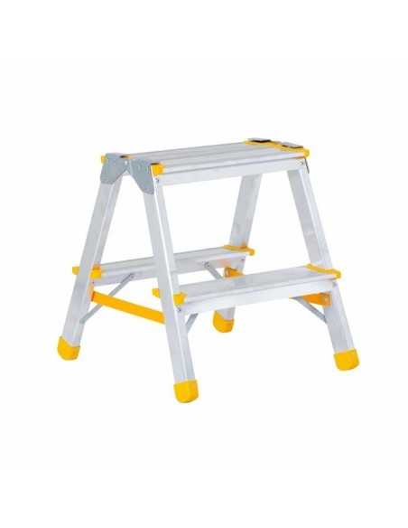 Escada doméstica dupla com degraus 2x2 - EUROSTAIRS