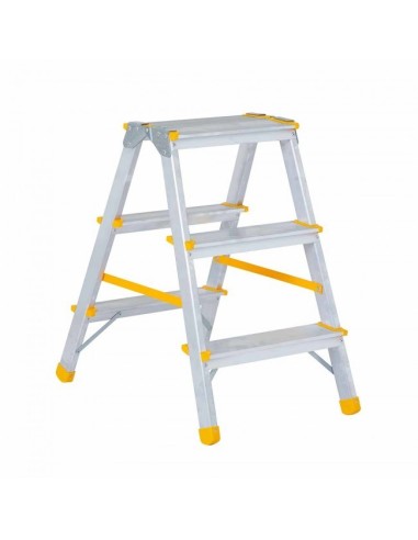 Escada doméstica dupla com degraus 2x3 - EUROSTAIRS