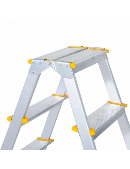 Escada doméstica dupla com degraus 2x5 - EUROSTAIRS