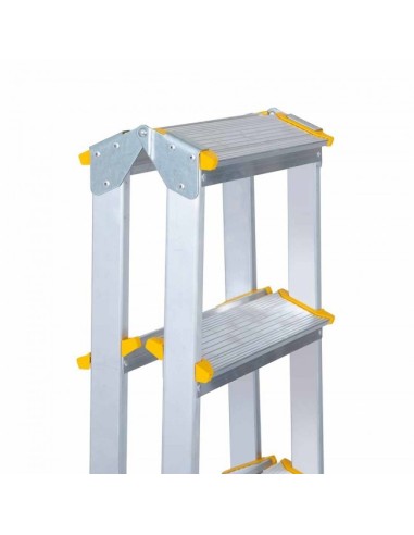 Escada doméstica dupla com degraus 2x5 - EUROSTAIRS