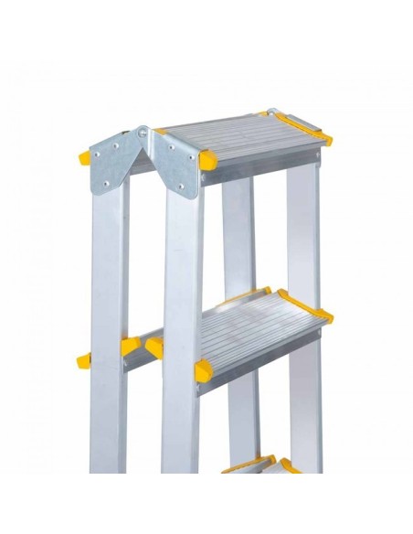 Escada doméstica dupla com degraus 2x5 - EUROSTAIRS