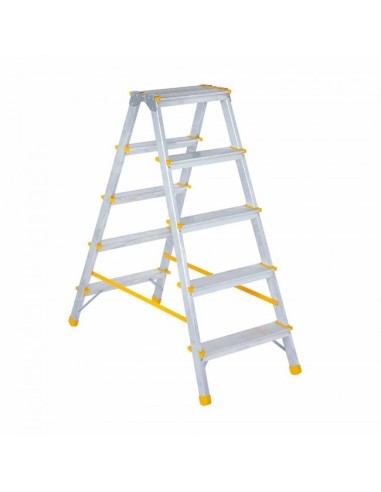 Escada doméstica dupla com degraus 2x5 - EUROSTAIRS