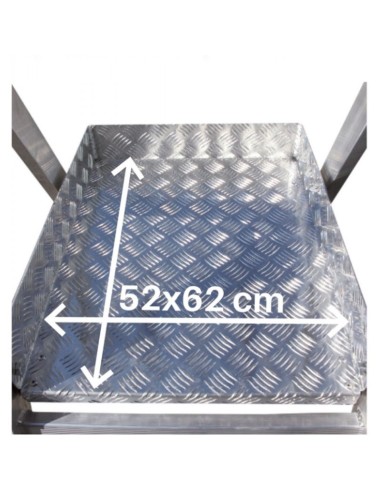 Escalera profesional de almacén de 3 peldaños - FARAONE