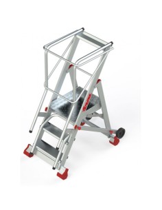 Escalera profesional de almacén de 3 peldaños - FARAONE