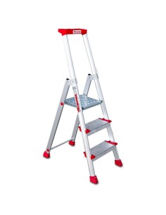 Escalera profesional de almacén ELEGANCE de 3 peldaños - FARAONE