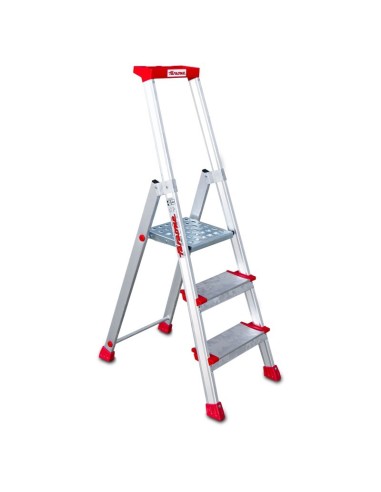 Escalera profesional de almacén ELEGANCE de 3 peldaños - FARAONE