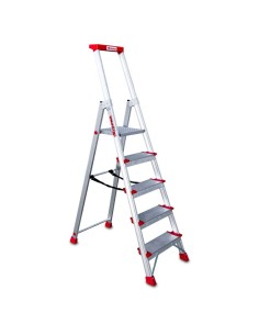 Escalera profesional de almacén ELEGANCE de 5 peldaños - FARAONE