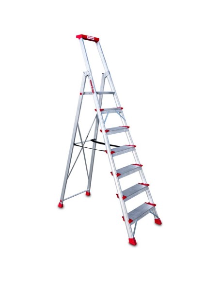 Escalera profesional de almacén ELEGANCE de 7 peldaños - FARAONE