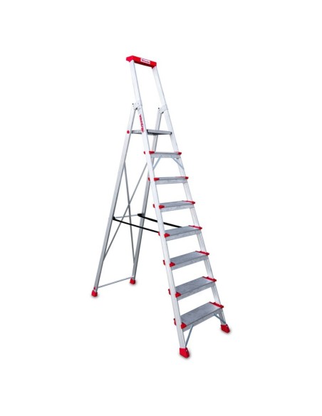 Escalera profesional de almacén ELEGANCE de 8 peldaños - FARAONE