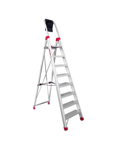Escalera profesional de almacén DOMUS7 8 peldaños - FARAONE