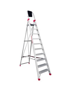 Escalera profesional de almacén DOMUS10 10 peldaños - FARAONE