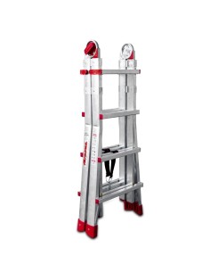 Escada profissional multiusos TELES com 8+8 degraus - FARAONE 2