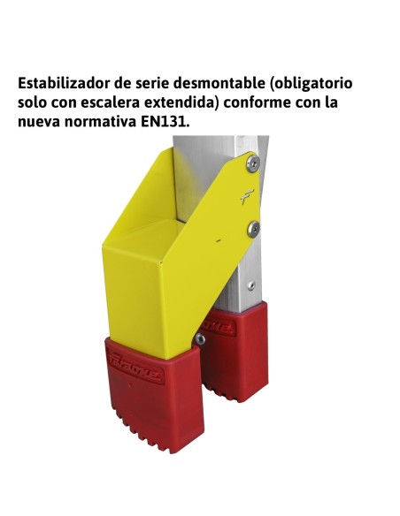 Escalera profesional multiuso TELES de 10+10 peldaños - FARAONE