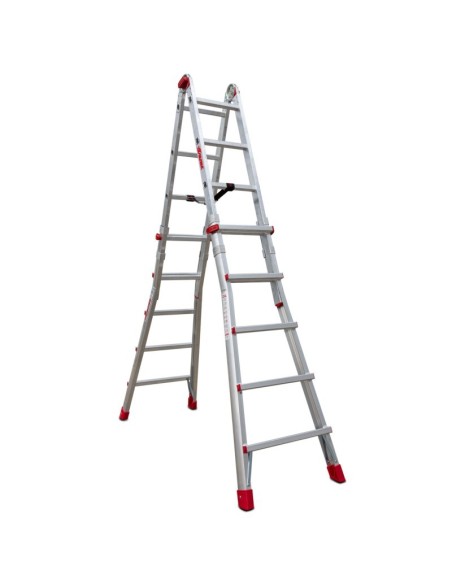 Escalera profesional multiuso TELES de 10+10 peldaños - FARAONE