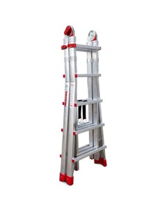 Escalera profesional multiuso TELES de 10+10 peldaños - FARAONE