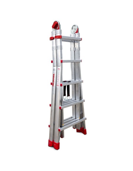 Escalera profesional multiuso TELES de 10+10 peldaños - FARAONE