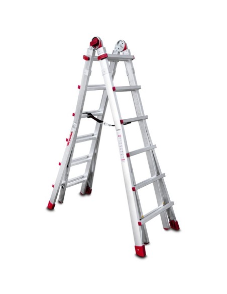 Escada profissional multiusos TELES com 12+12 degraus - FARAONE