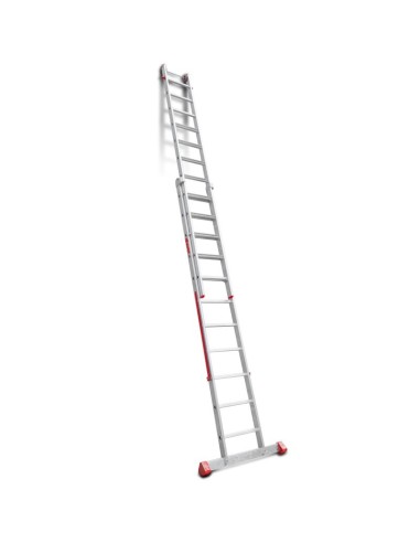 Escada profissional multiusos EN1400 de dois corpos e 12 degraus - FARAONE