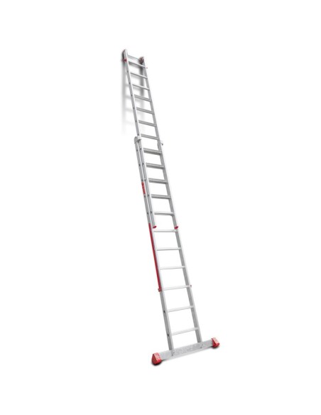 Escada profissional multiusos EN1400 de dois corpos e 12 degraus - FARAONE