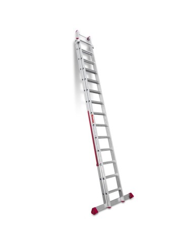 Escada profissional multiusos EN1400 de dois corpos e 14 degraus - FARAONE