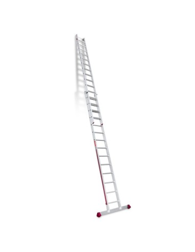 Escalera profesional multiuso EN1400 de dos tramos y 15 peldaños - FARAONE