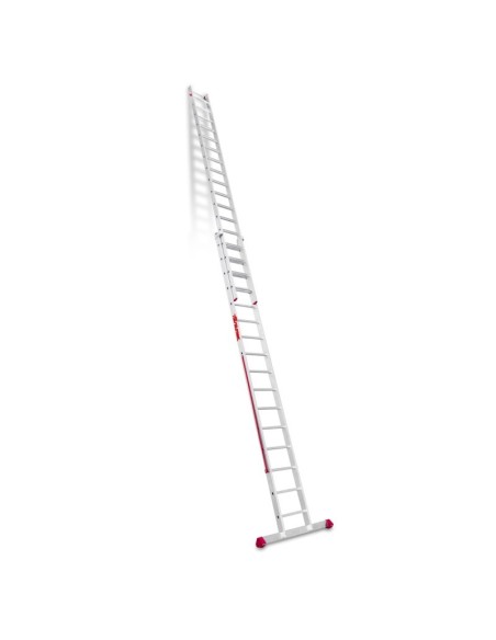 Escalera profesional multiuso EN1400 de dos tramos y 17 peldaños - FARAONE