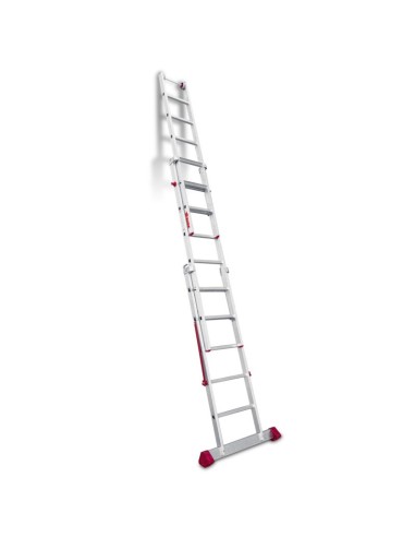 Escalera profesional multiuso EN1500 de tres tramos y 6 peldaños - FARAONE