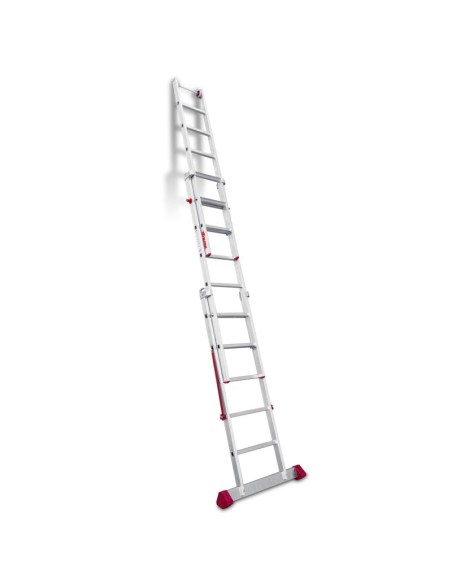 Escalera profesional multiuso EN1500 de tres tramos y 6 peldaños - FARAONE