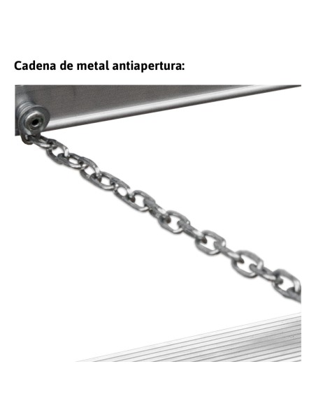 Escalera profesional de tijera NDS5 de doble subida y 9+9 peldaños - FARAONE