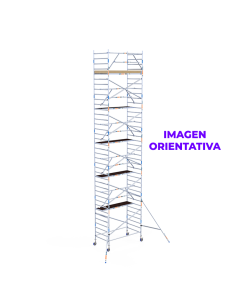 Andaime móvel tipo torre 135x250x1420 m | ECO EXTRA
