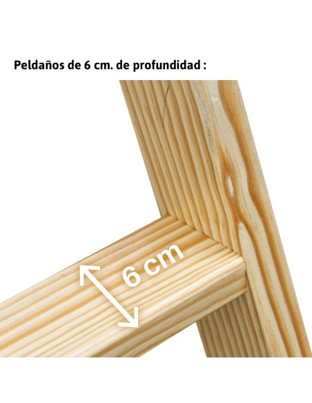 Escada profissional dupla subida LD12 e 12+12 degraus - FARAONE