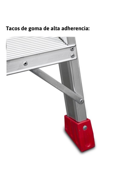 Taburete TPAS3 de doble subida y 3+3 peldaños - FARAONE