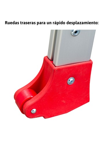 Taburete profesional de alta seguridad SGP3 con 3 peldaños - FARAONE