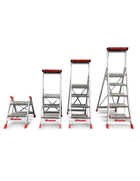 Taburete profesional de alta seguridad SGP5 con 5 peldaños - FARAONE