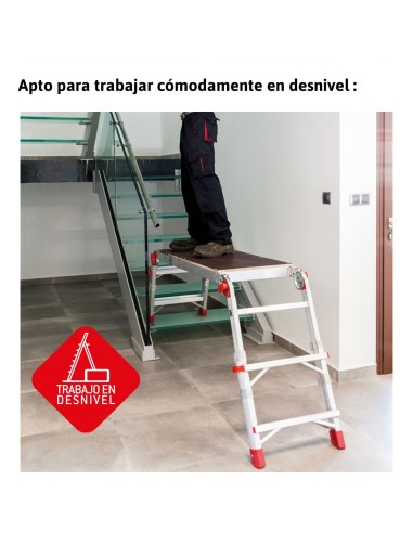 Plataforma profesional plegable PLAT de 2 - 3 peldaños - FARAONE