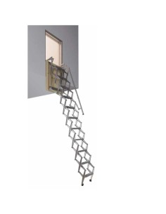 Escada de telhado retrátil profissional RE102-70 - ESCALIBUR