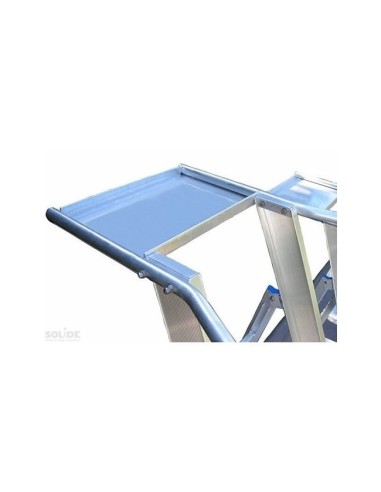 Escalera profesional y móvil de almacén. 1x7 peldaños