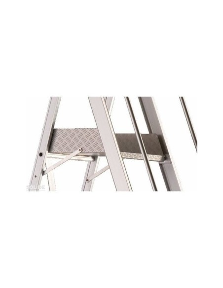 Escalera profesional y móvil de almacén. 1x7 peldaños