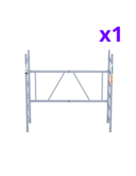 Andaime COMBI 75x190 7,50m de altura de trabalho com estabilizadores
