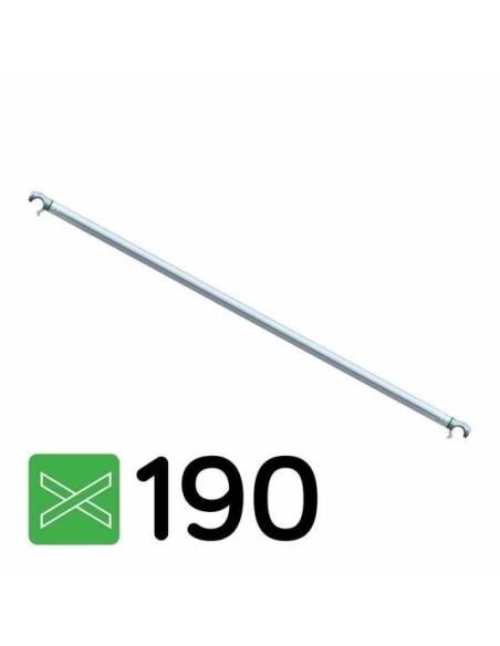 Barra diagonal 190 para andamio móvil tipo torre | ECO LINE