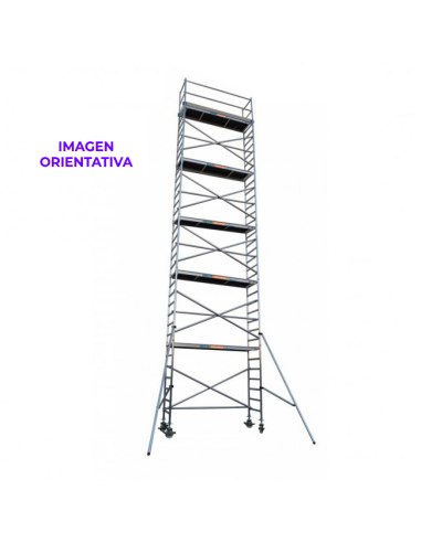 Andamio móvil tipo torre 75x190x1320 m - PRO