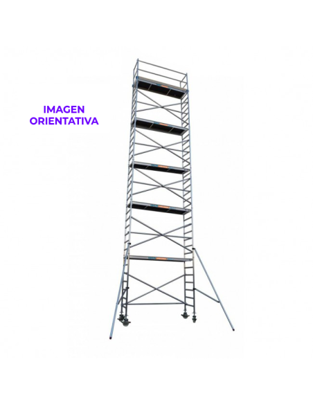 Andaime móvel tipo torre 90x190x1520 m - PRO