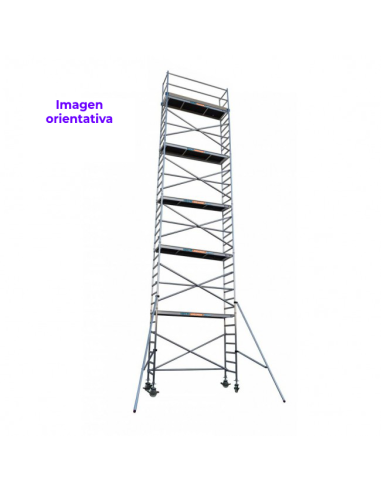 Andaime móvel tipo torre 75x250x1220 m - PRO