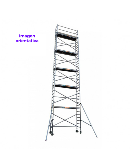 Andaime móvel tipo torre 75x250x1220 m - PRO