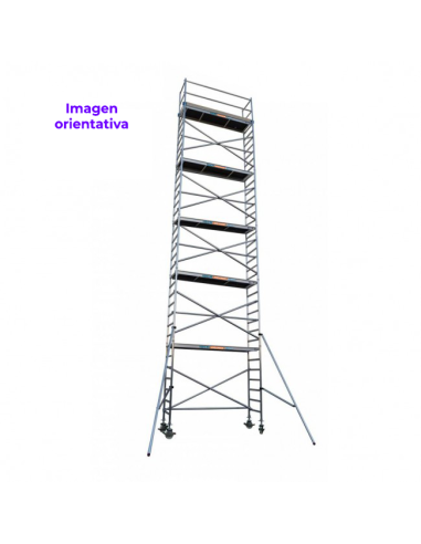 Andaime móvel tipo torre 75x305x1220 m - PRO